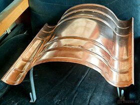 STŘÍŠKA NA KOMÍN MĚĎ, NAPOLEON 50x50cm - 5