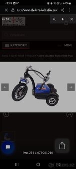 Tříkolka Nitro scooters Runner 800 - 5
