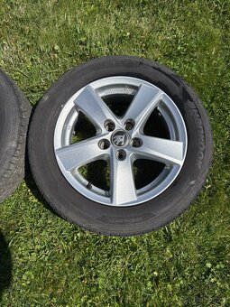 4x alu disky 5x100 + letní pneu 185/60 R15 - 5