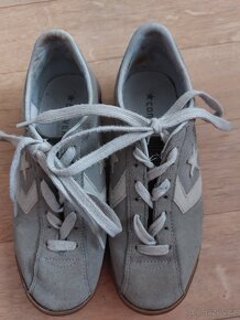 kozačky, polobotky Vintage Converse All Star, kožené, vel 37 - 5