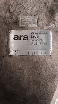 Rezerve_kožené polokozacky boty Ara nadměrná velikost 43 - 5