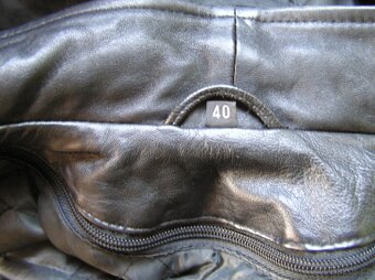 Dámská, kožená bunda, vel.40 - 5