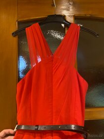 Večerní červené dlouhé šaty Little Mistress - 5