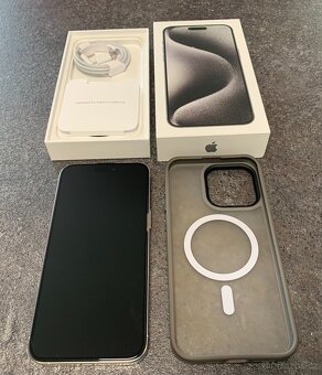 Apple iPhone 15 Pro Max, 256 GB, White Titanium - 5
