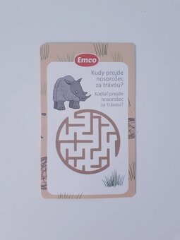 SBĚRATELSKÁ KARTA EMCO • RYPOUŠ • NOSOROŽEC • PAKŮŇ - 5
