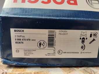 Brzdové kotouče Bosch pro Peugeot/Citroen - 5