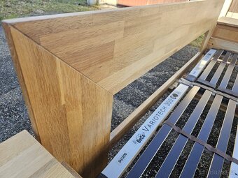 Dánská masivní postel 180x200 cm - dub - 5