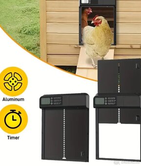 Automatická dvířka do kurníku s časovačem NOVÁ akce model II - 5