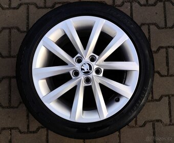 Alu kola originál Škoda Fabia III, Rapid 5x100 R16 Vigo - 5