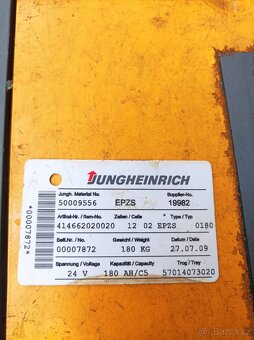 Ručně vedený vysokozdvižný vozík JungHeinrich EJD 220 - 5
