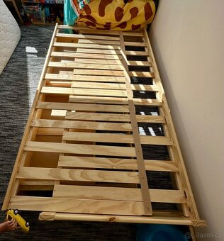 Výsuvná postel se šuplíky včetně roštů 200x90(180) cm - 5
