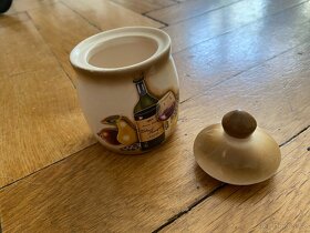 Sada porcelánových dóz a konvičky - 5