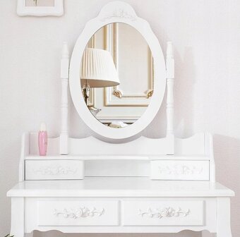 NOVÝ Toaletní stolek Primadonna WHITE - 5