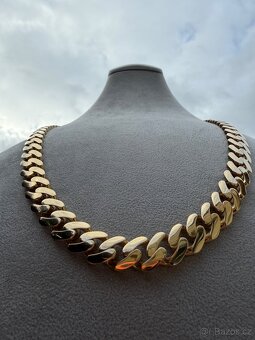 Zlatý řetěz CUBAN CHAIN - 59.97g 65cm - 14mm  - NOVÝ ZLATO - 5