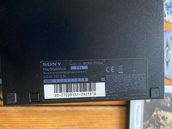 PlayStation 2 PS2 Slim 3x hra Sony příslušenství - 5
