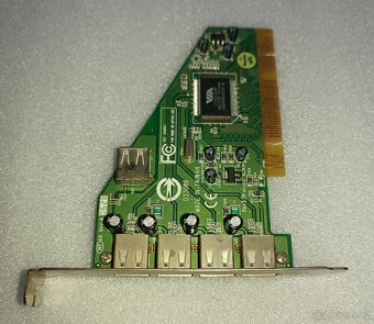 PCI řadiče 2x COM + LPT a 5x USB - 5