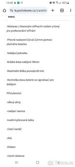 Strojek na vlasy - 5