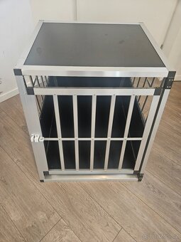 Přepravní klec, transportní box alu, 65x90x69cm - 5