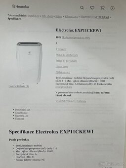 Prodám Mobilní Klimatizaci Elektrolux - 5