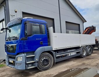 MAN TGS 26.400 - 6x2 - Valník + HR-ATLAS 165,2-A4 – EURO 6 - 5