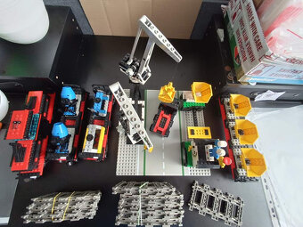 LEGO Train 9V 4565 Freight and Crane Railway +návod - 5