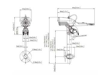 ePropulsion Spirit 1.0 PLUS, dlouhá/krátká noha + baterie - 5