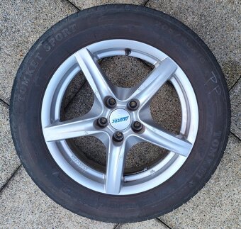 Sada alu kol  Alutec 6.5Jx16 H2, ET39, pneu 205/60 R16 - 5