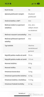 Kočárek a autosedačka Remmy ( trojkombinace ) - 5