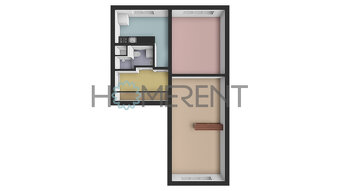 Světlý byt 2+1 přímo u metra Petřiny – skvělá adresa na Praz - 5