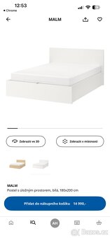 Postel MALM Ikea 180x 200 - 5