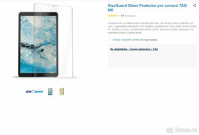 Ochranné sklo-sada pro Tablet Lenovo M8 - 5