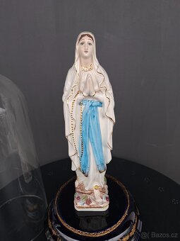 Porcelánová soška s poklopem - 5