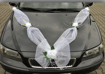Svatební dekorace na auto - 5