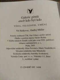 Galerie géniů - 1. a 3. díl - TOP stav - 5