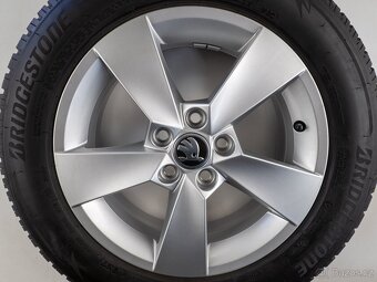 Škoda Fabia - Originání 15" alu kola - Zimní pneu - 5