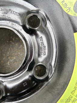 Dojezdové kolo s pneu 125/70 R16 5x112 5Q0601027BJ - 5