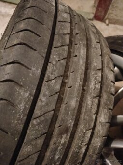 4ks alu disky orig. BMW 5x120 R18 dvojrozmer 7mm letné pneu - 5