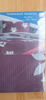 2x NOVÉ oboustranné ložní povlečení - 5