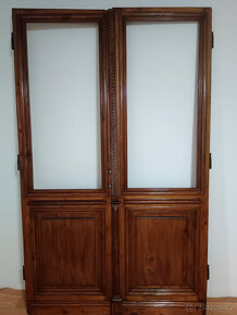 Prodám historické repasované vnitřní 2křídlé dveře - 5