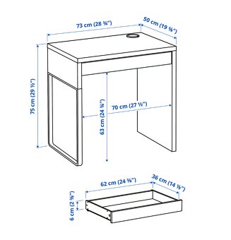 Psací stůl MICKE - 5