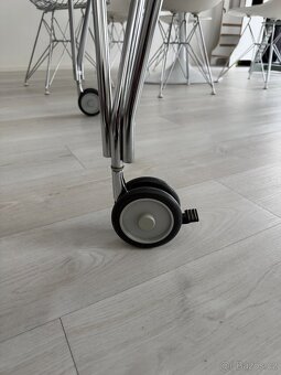 Designový stůl Kartell MAX – 190 cm, černý s schromem - 5