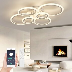 Moderní stropní LED svítidlo stmívatelné - 5