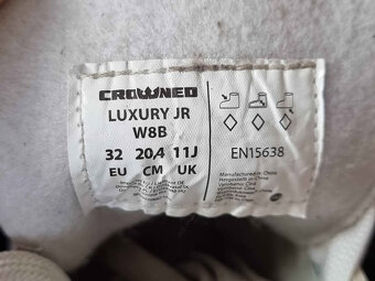 Dívčí lední brusle EU 32, 20.4 cm, Crowned luxury JR - 5