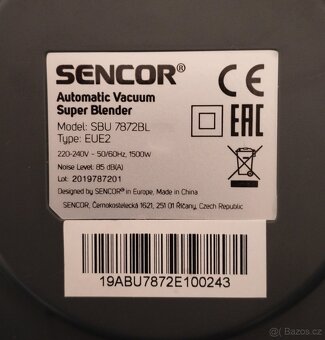 Mixér Sencor SBU 7872BL - 5