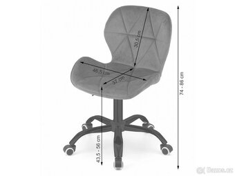 Otočná židle k psacímu stolu - 5