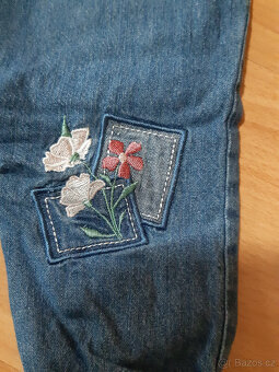 Overal podšitý bavlnou, NOVÝ, pro holčičku, vel. 68 - 5