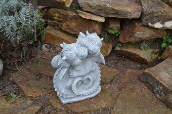 Zahradní dekorace- Dva dráčci - 5