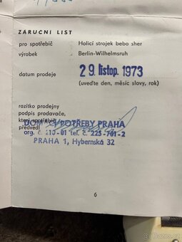 Holící strojek Berlin-Wilhelmsruh - 5