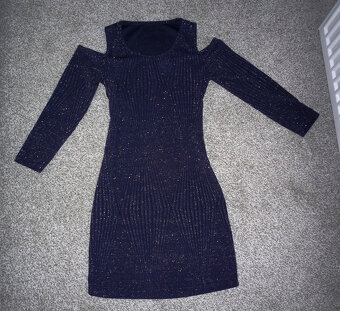 Krásné barevné šaty vel S - 5