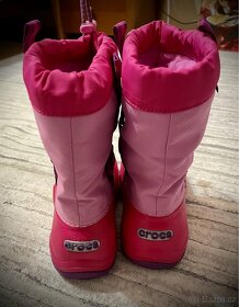 Crocs Kids' Waterproof Boot Party Pink/Candy Pink - 5